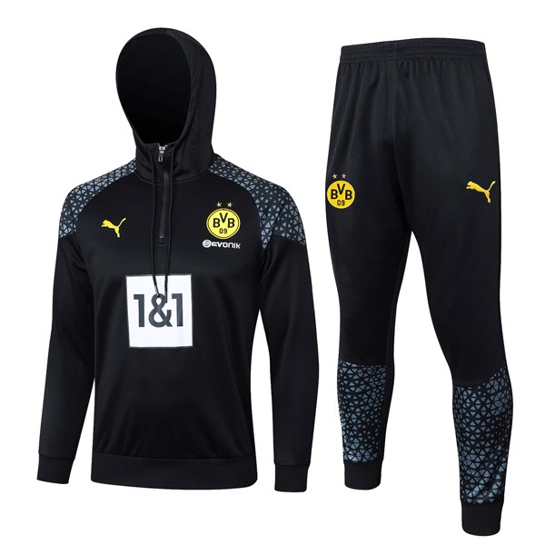 Sudadera Con Capucha Borussia Dortmund 2024 Negro 2